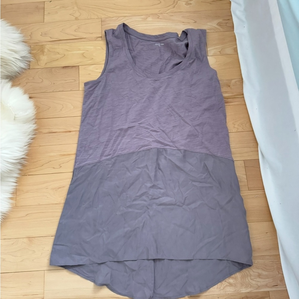 Garnet Hill Tunic Tank Cotton and Silk